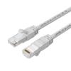 Lanview Cat6A UTP 0,5M Weiß LSZH, Hochflexibel, LV-UTP6A005W