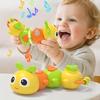 Caterpillar Twist Toy Vibrations & Ringing Sound Baby Hand Fine Motor Training -  for Clapping Toys, Ideal Halloween, Christmas