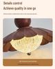 Vintage French Solid Wood Chandelier: Retro Island Counter & Dining Table Lighting Fixture