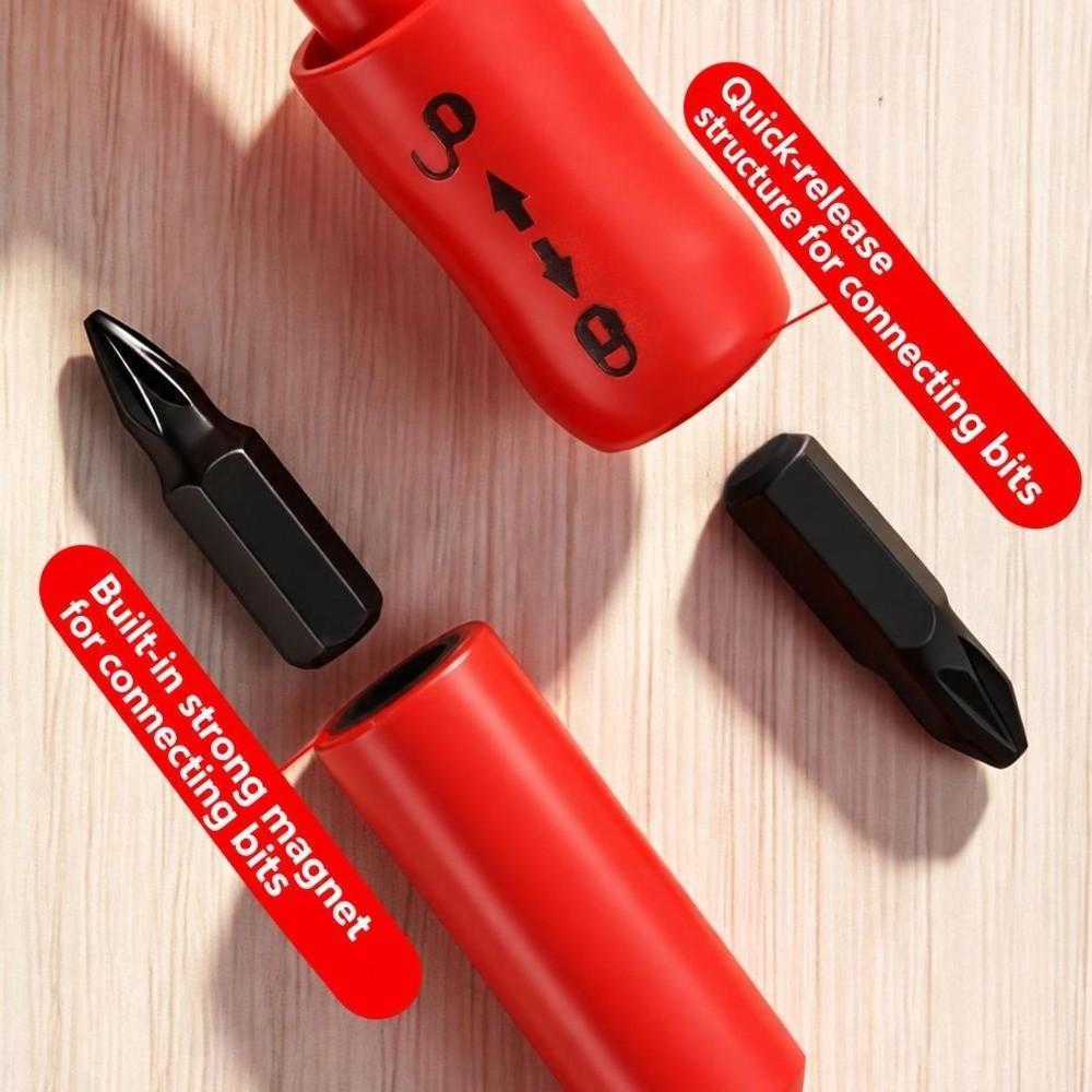 Interchangeable Bits Insulated Screwdriver Set for Electrical Repair and Hardware Maintenance