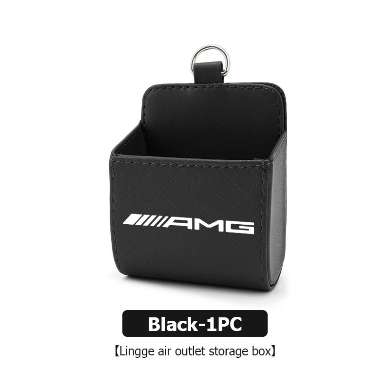 WLX4 For Mercedes Benz Car Storage Bag Air Vent Dashboard Tidy Hanging Organizer Box CLK GLC W212 C200 C300 W203 W204 W205 W169 W176