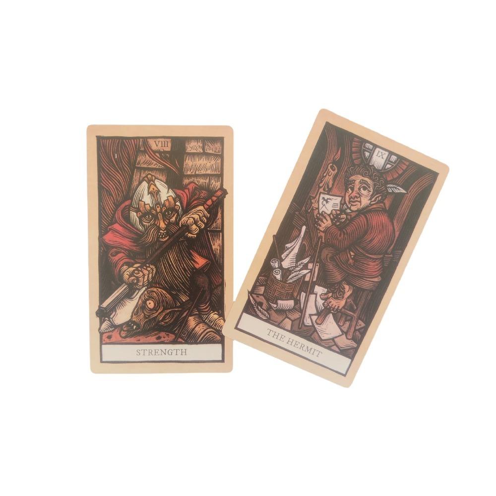 Tarotkarte „Der Herr der Ringe“, 12 x 7 cm, zeigt die beliebtesten Charaktere, Kreaturen und Szenen der Fans, 78 Karten, Rider-Waite-System