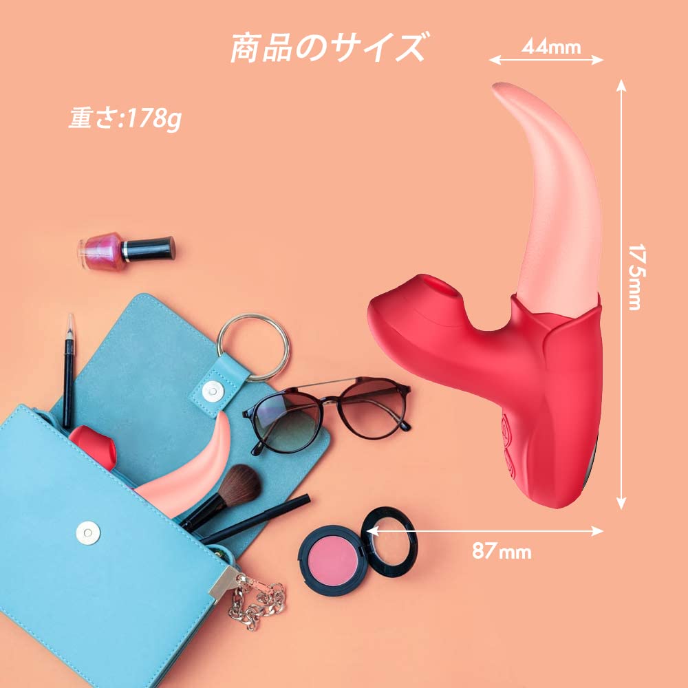 Vibrator 10 Dynamic Tongue Licking Frequency for Women Adult Toy 10 Dynamic Suction Frequency Nipple Rotor Innovative Game Play Vibrator for Women Mid