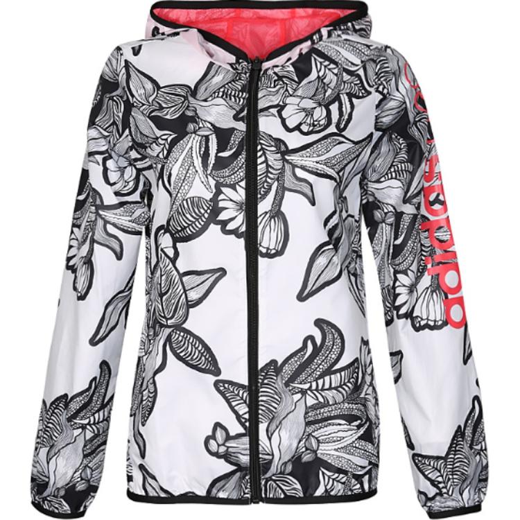 

Adidas Neo Lifestyle Повседневная Серия W Иллюстрированный Ветрозащитный Анорак с Капюшоном Модная Удобная Куртка Женская Куртка Черный CV7332 XS