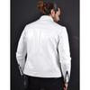 White Jacket Lambskin Biker Motorcycle Leather Handmade Genuine Men's Stylish