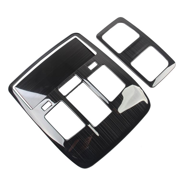 

3PCS/set stainless steel Interior Reading Lights Cover Front Rear Read Lamp Trims for Mazda CX-5 CX5 2017 2018 чёрный