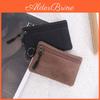 Wallet Canvas Bag Mini Coin Solid Color Zipper Key Bag Money Pocket Purse Women Men Small Card Holder Change Coin Purses