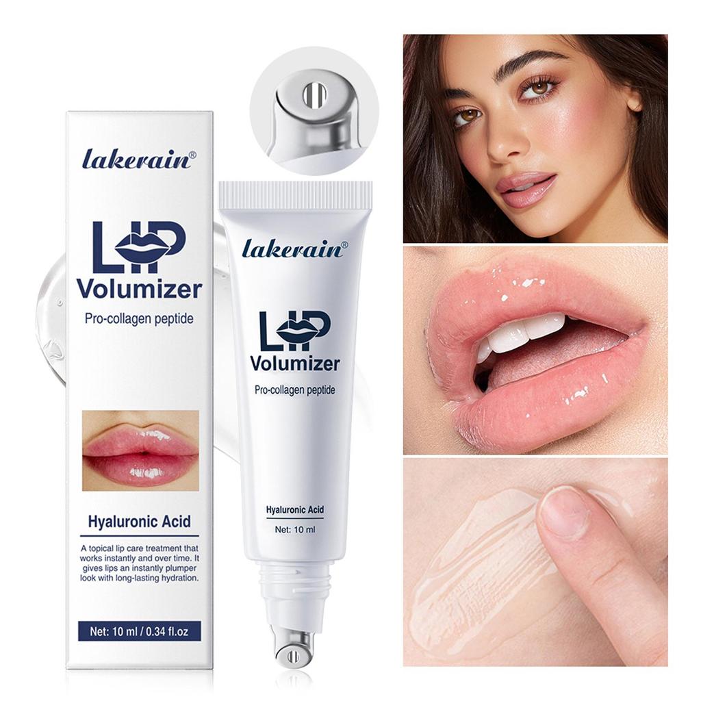 Lip volumizer Hyaluronic Acid Instant Lip Plumping Lip Oil Lip Line Reduction Lip Care Essence Deep Hydration Lip Gloss Women Moisturizing Lip Tint