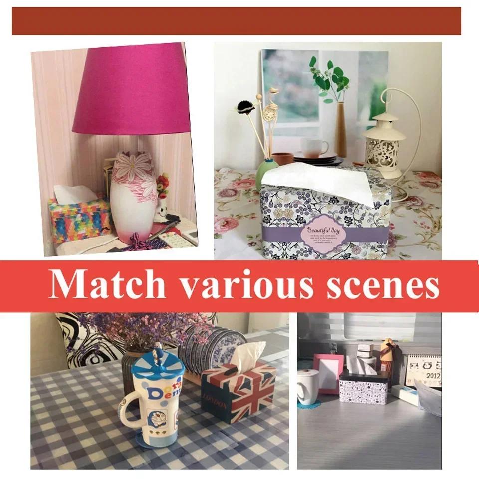 Europäische kreative Retro-Taschentuchbox Ins Niedliche leichte Luxus-High-End-Wohnzimmer-Eisenbox Auto-Rollenpapier-Pumpbox