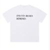 Summer ERD Retro Niche Trendy Brand Letter Round Neck Printing Slogan Women's Loose Short-sleeved Cotton T-shirt Street Wear