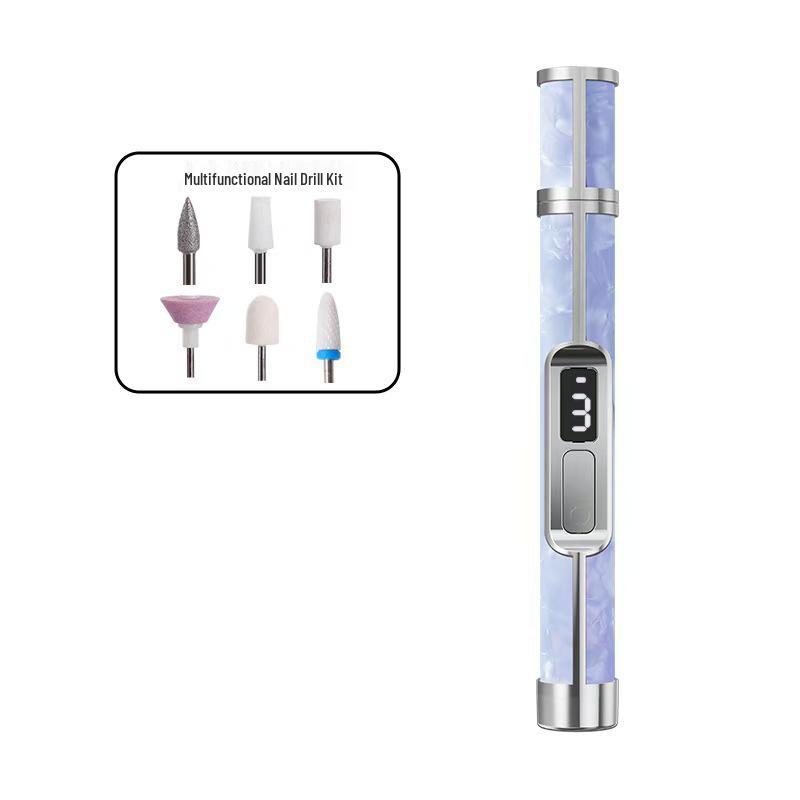 Portable Rechargeable Nail Grinder & Polisher - Professional Manicure Tool for Dead Skin Removal