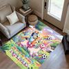Christmas Football Celebration Customized Name Area Rug Suitable for Balcony Foyer Dormitory Study room Anti-slip Rug Anime Office Decor