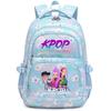 Anime-Druck Stilvoller Unisex-Schulrucksack für Teenager Nylon Wasserdicht 13-Zoll Laptopfach 20-35L Fassungsvermögen