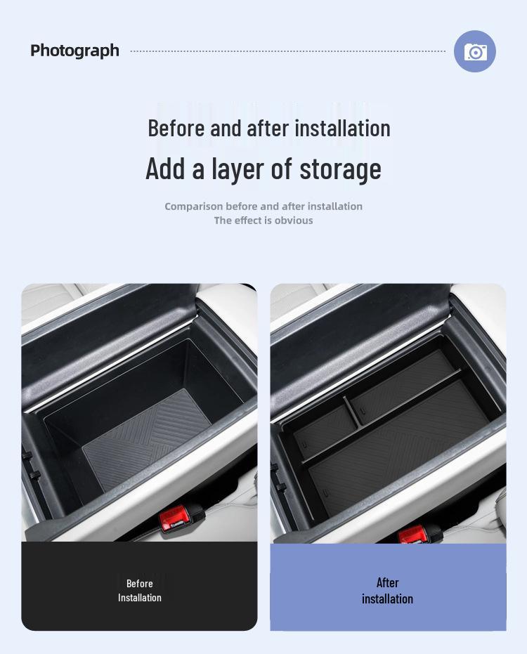 Organizér boxu područky Changan Qiyuan Q07: Vhodné pro 25 modelů, Příslušenství pro úložný prostor v interiéru