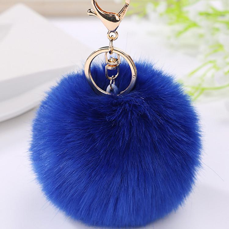 

Осенне-зимний брелок с имитацией меха кролика выдры, модная женская сумка, подвеска, плюшевый автомобильный брелок-шарм