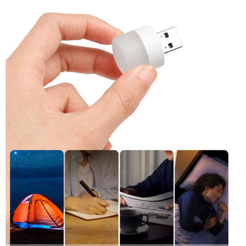Mini 5V USB Charging Night reading Book Light LED USB Plug Lamp Eye Protection Lamps hose warm white