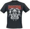 T-shirt Pantera Cowboys From Hell, Maglietta Thrash Metal con Teschio Cappello da Cowboy e Stampa Serpente, Merchandising per Fan Metal