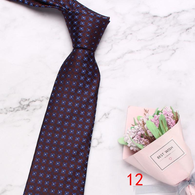Rael Business Series Tie 8Cm Polyester Silk Business Suit Jacquard Tie Bulk Tie