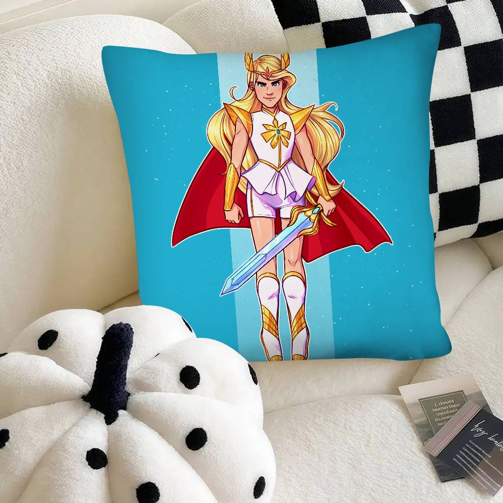 SheRa And The Princesses Of Power Pillow Case Fashion Square Pillowcase Bedroom Sofa Room Ins Decoration Leisure