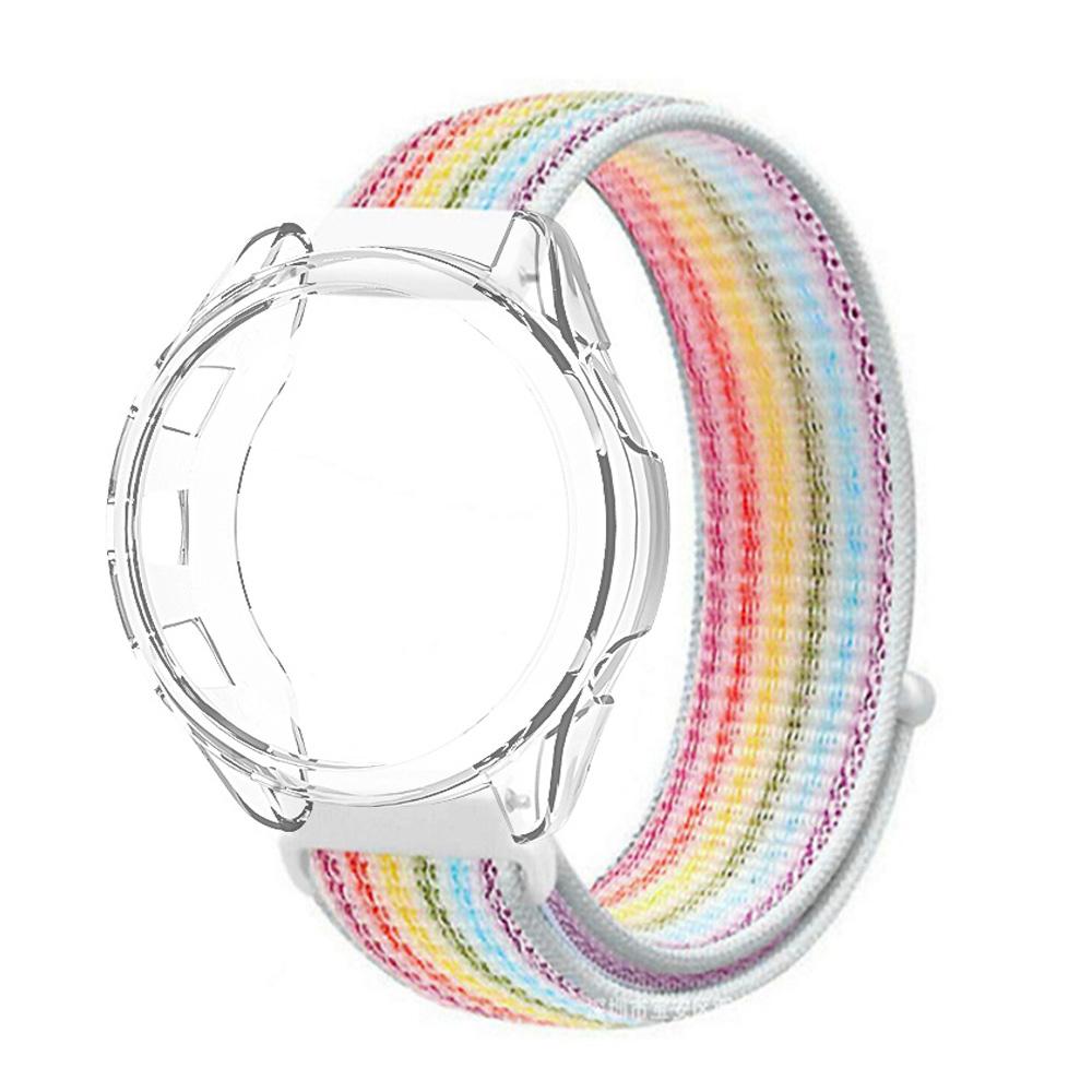 Nylon Strap + Case for Garmin Forerunner 165 265 265s 965 245 745 Ultra Light Fast Drying Watch Band Protector Case Soft Cover