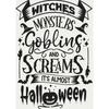 Nordic Simple Wall Art Halloween Skull Witch, HD Canvas Print Poster, Home Living Room Bedroom Decorative Painting