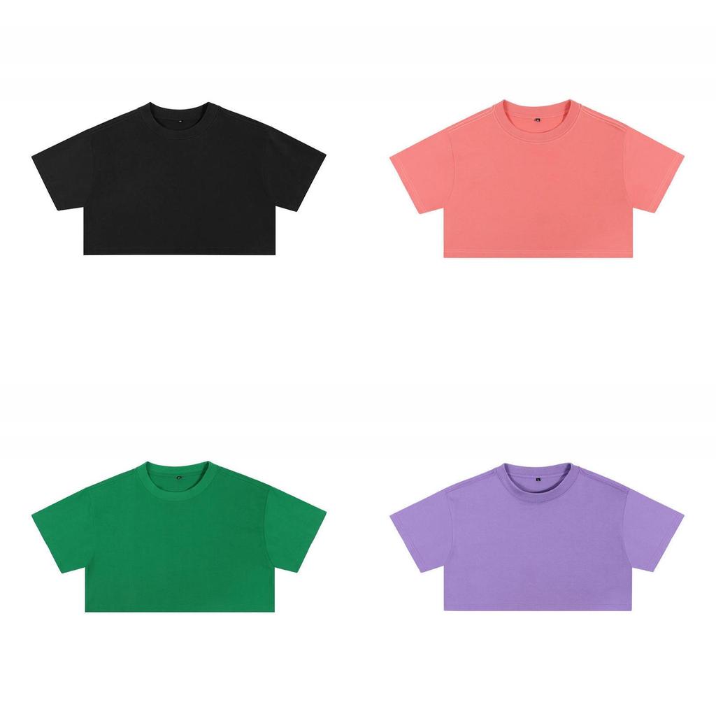 Cotton Short Sleeve T Shirt For Women With Print Streetwear Summer
