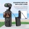 Shockproof Silicone Protective Case Non-Slip Lightweight Screen Cover Scratch-Resistant Action Camera Skin for DJI Osmo Pocket 4