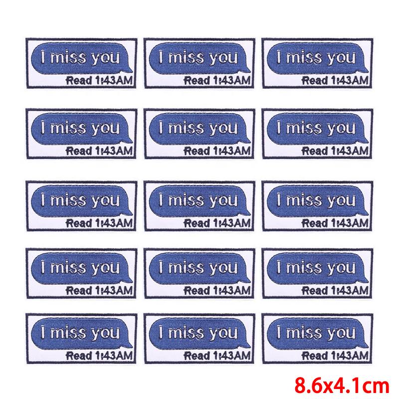 10 Pcs/lot Wholesale Embroidery Patch Iron On Patches For Clothing Patches On Clothes Jackets Decor Applique Sew Supplies