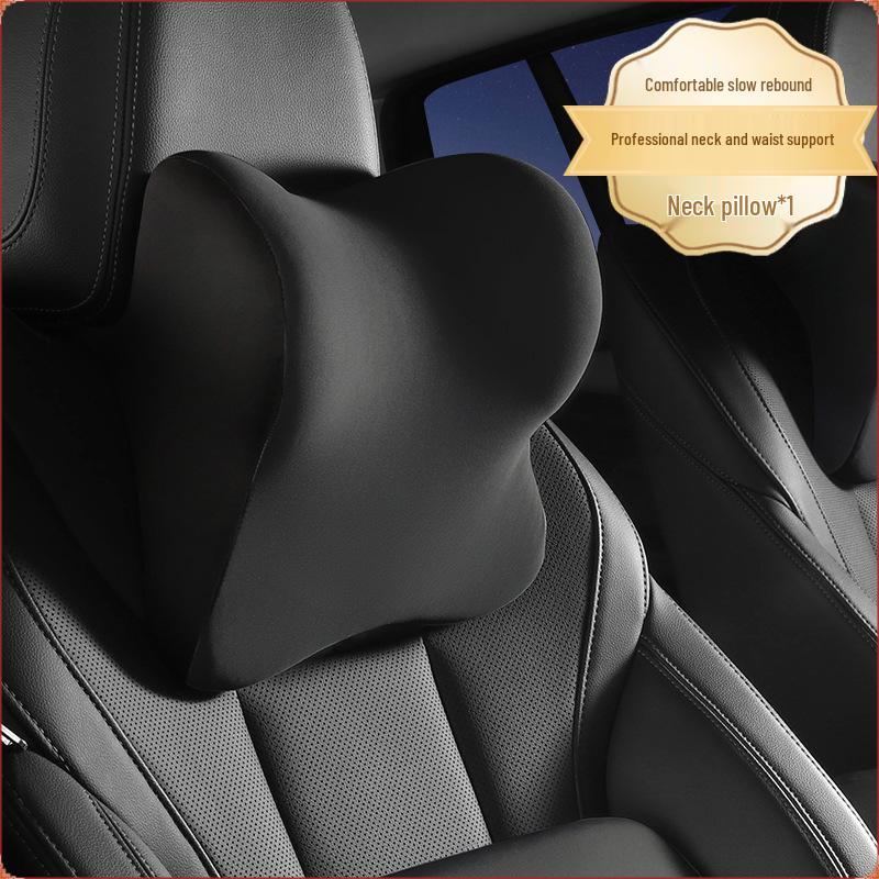 Premium Car Headrest & Lumbar Support Neck Pillow for Driver