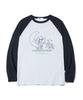 ESCAPEFROM Look At The Star Print Long Sleeve Navy