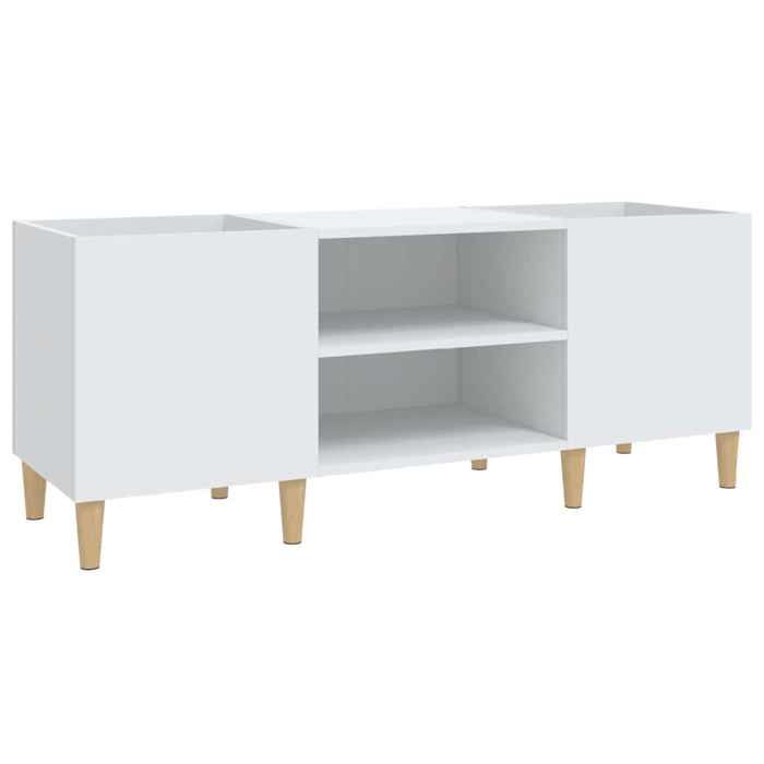 VidaXL Record Cabinet White 121x38x48 Cm Engineered Wood 831925