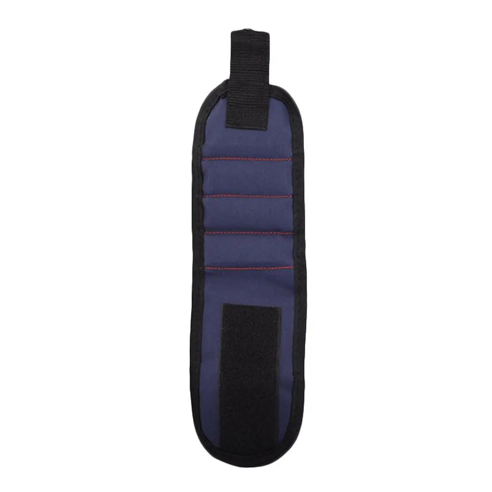 Magnetic Wristband Portable Tool Bag Magnet Electrician Waist Tool Belt Screws Nails Drill Bits Bracelet Drill Bag Repair Tool