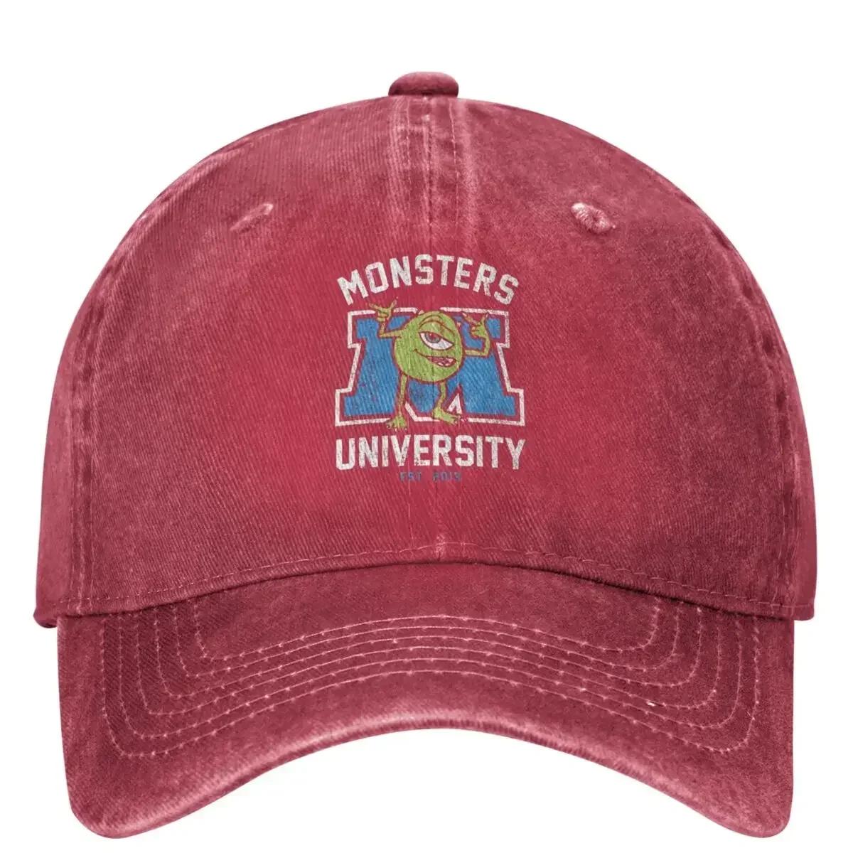 

Pixar Monsters University Mike Collegiate Logo Baseball Cap Female Sunshade Trucker Dad Hat Hiking Fishing Baseball Caps One Size