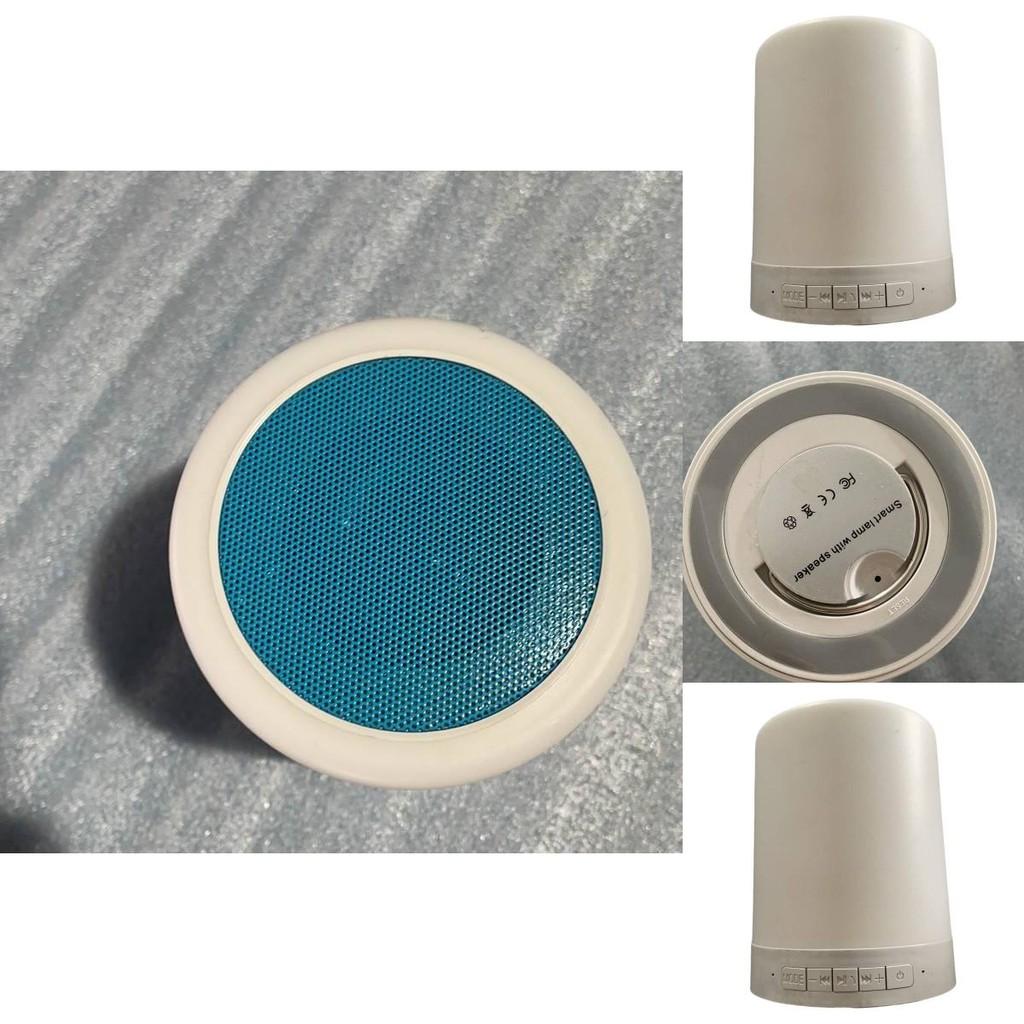 Sveglia Luce Notturna Musicale Sette Colori Altoparlante Bluetooth Ricaricabile Per Decorazione Camera da Letto