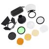 AK R1 Pocket Flash Light Accessories Kit for Godox H200R  V1 AD200 AD200pro AD100PRO Round Flash Head