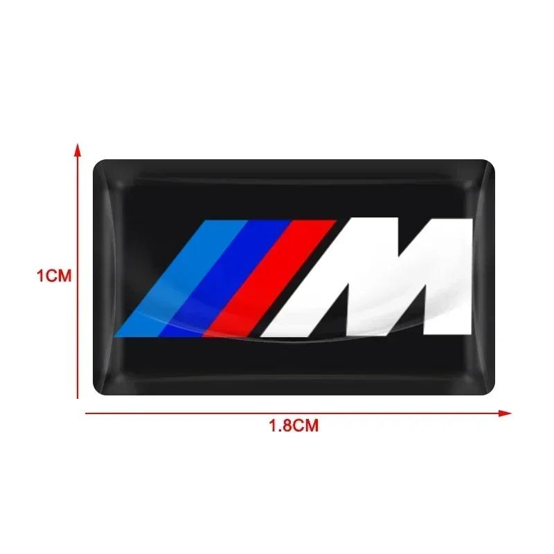 UUHZ2 E46 New For BMW 2/5/10Pcs Carbon Fiber Steering Wheel Car Emblem 3D Stickers For BMW F30 F10 E90 F20 E46 E60 E70 E39 E36 E87 X7