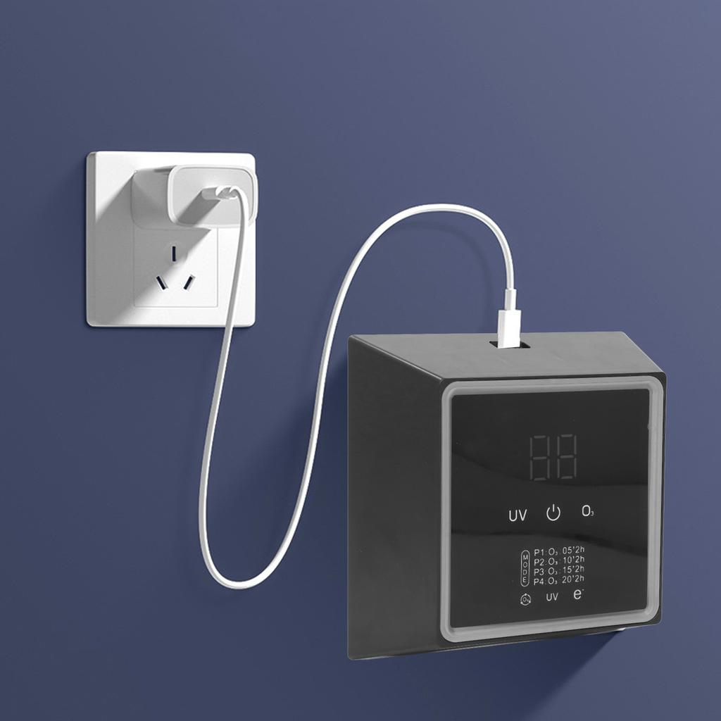 Negative Ion Purifier for Home Quiet Cleaner for Bedroom Kitchen Dust Pets Smell