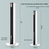 Haier FZJ1102A Bladeless Tower Fan CN plug (adapter included)