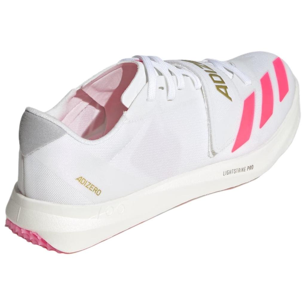 adidas Adizero TJ/PV 'White Pink Gold Metallic' Men's KJ9542