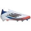 Adidas F50+ FG Firm Ground Natural Grass Abrasion Resistant Slip Resistant Soccer Shoes Unisex White Blue Red JQ5071