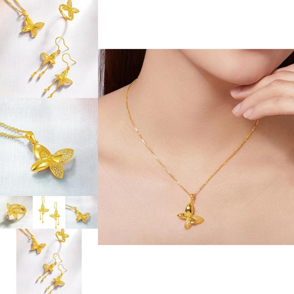 Stylish Gold Plated Butterfly Wire Ring Chic Geometric Jewelry Perfect For Women