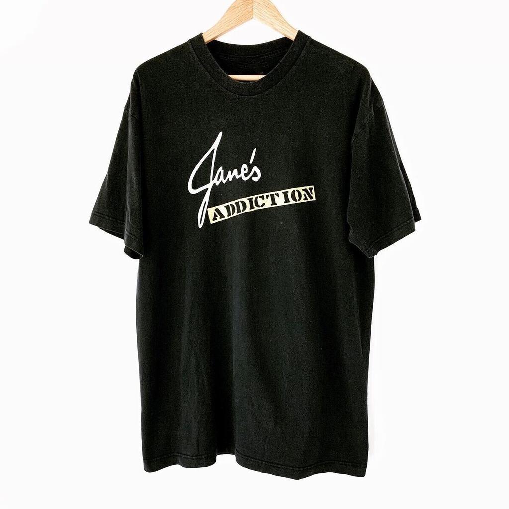 New Hot Janes Addiction Black 100% Cotton All Size Shirt Adults Ni012