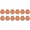 HANABASS 12 Pcs Mini Terracotta Pots 1.5 Inch Small Succulent Clay Pots for Plants Ideal for Home Decor, Craft Projects, and Party Favors, Desktop