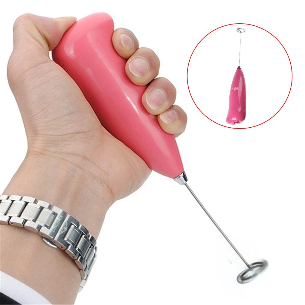 Kitchen Electric Mini Handle Cooking Eggbeater Juice Hot Drinks Milk Frother