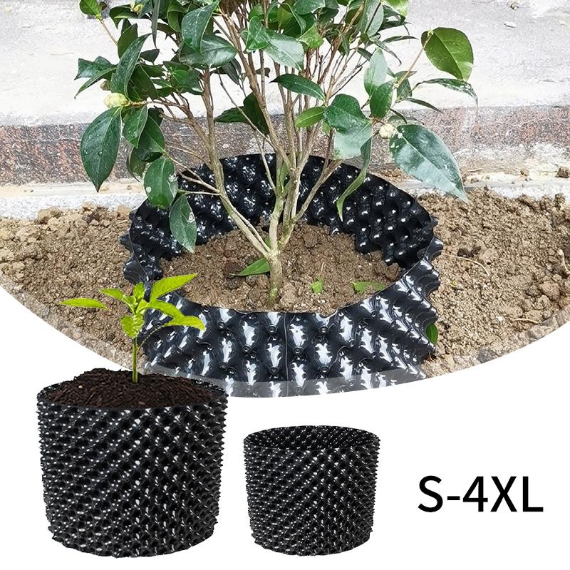1/5Pc 7Size Air Pruning Plant Root Control Nursery Pot Trainer Fast Root Grow Container Drainage Planting Pot Garden Bonsai Tool