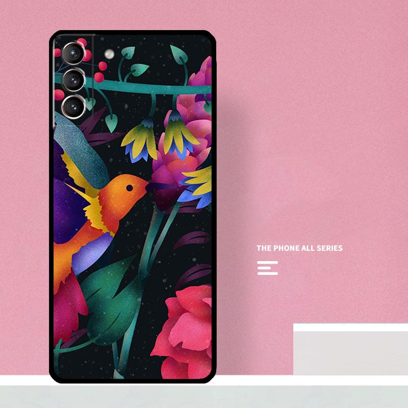 Hummingbird Phone Case For Samsung Galaxy S24 S26 Ultra S20 S21 S22 S23 S25 Plus S10 S25 FE Cover Coque