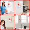 First Aid Equipment Wall Mount for Choking Rescue Device Mask Holder Anti-Choking Device Organizer  Space-Saving First Aid Cabin
