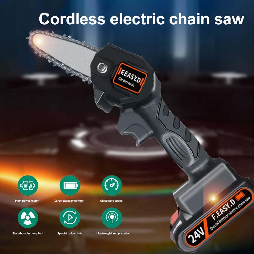 Mini baterie electrică pentru ferăstrău cu lanț 24V
