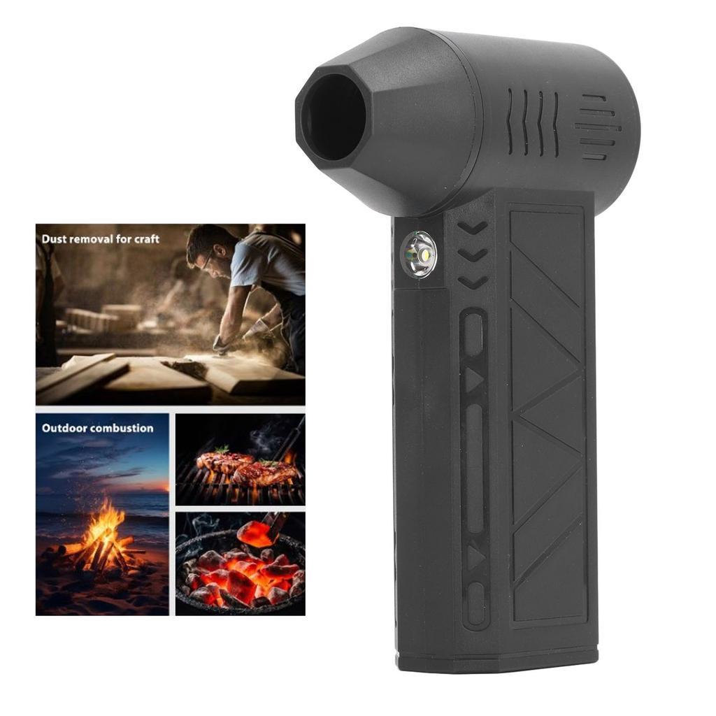 Dry Blower 4 Gear 130000RPM Cordless with LED Light Compressed Duster for Cleaning Computers Keyboards Pet H Inflation