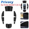 8Pcs/Set Car Multi Sun Shade Ultraviolet Isolation Total Blackout Sun Visors for Tesla Model Y 2020-2025 Accessories